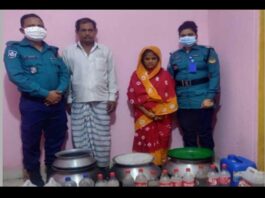 Distilled liquor recovered in Gazipur