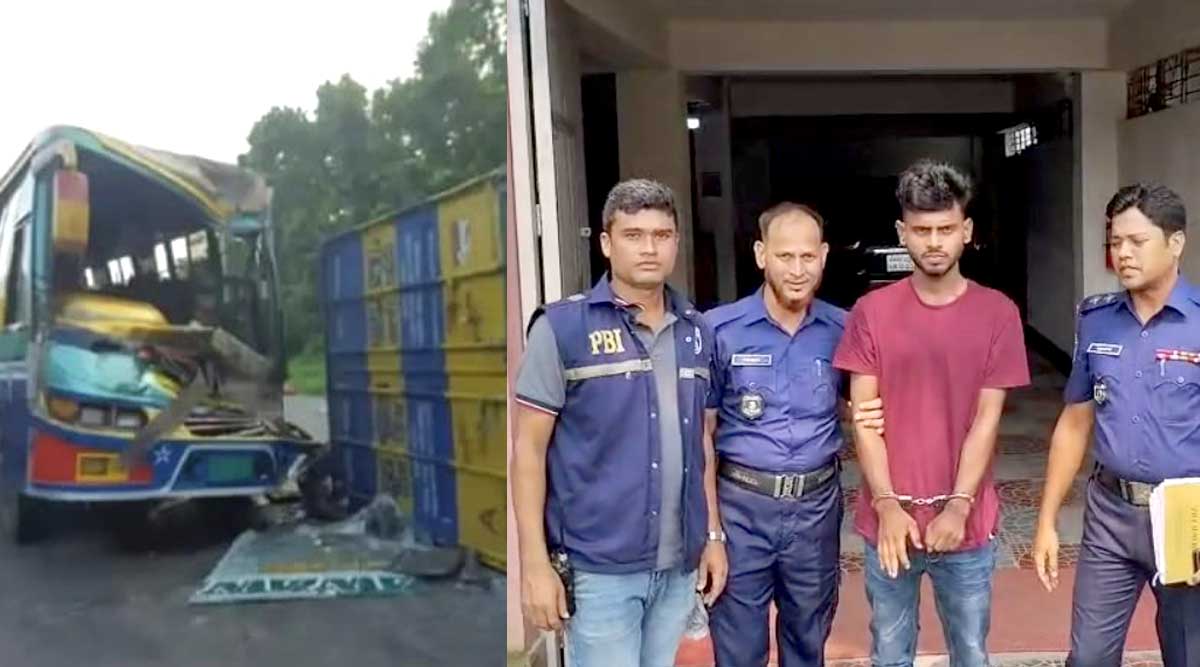 রাজেন্দ্রপুরে বাসে কাভার্ড ভ্যানের ধাক্কা, আড়াই বছর পর চালক গ্রেপ্তার
